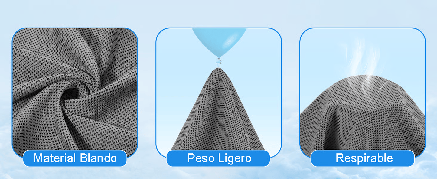 🔥ÚLTIMO DÍA COMPRE 1 LLEVE 1 GRATIS!!💥❄️Toalla Portátil y Reutilizable con Botella para la Refrigeración, Suave y Absorbente