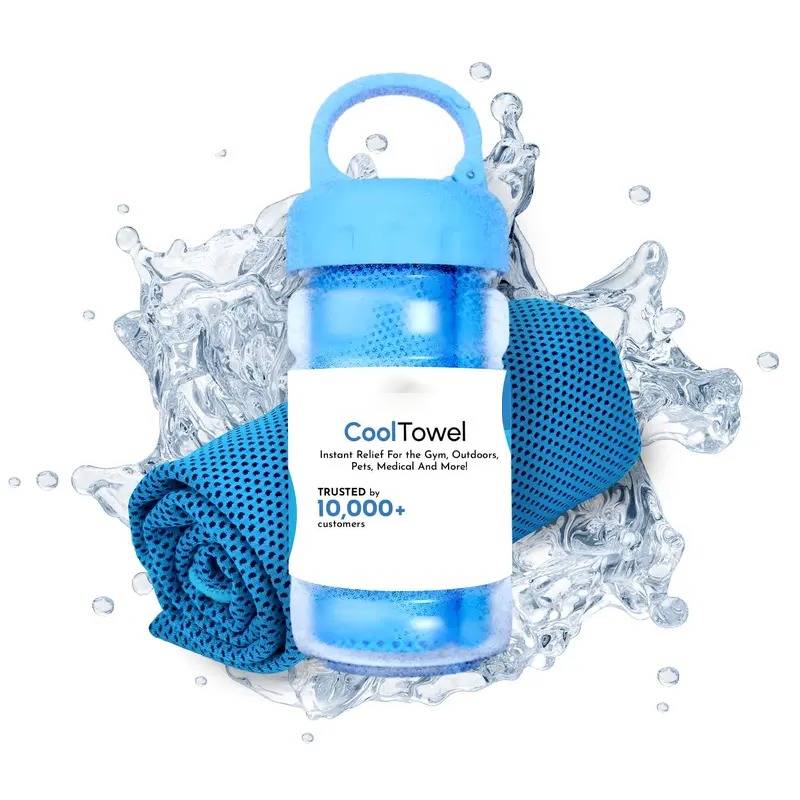 🔥ÚLTIMO DÍA COMPRE 1 LLEVE 1 GRATIS!!💥❄️Toalla Portátil y Reutilizable con Botella para la Refrigeración, Suave y Absorbente
