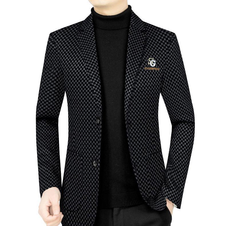 Chaqueta de traje casual de corte slim para hombre