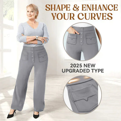 💖ÚLTIMO DÍA 50% DE DESCUENTO💷Pantalones Elásticos Casuales de Cintura Alta para Mujeres
