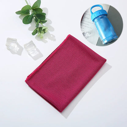 🔥ÚLTIMO DÍA COMPRE 1 LLEVE 1 GRATIS!!💥❄️Toalla Portátil y Reutilizable con Botella para la Refrigeración, Suave y Absorbente