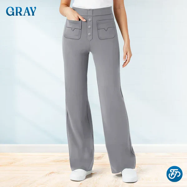 💖ÚLTIMO DÍA 50% DE DESCUENTO💷Pantalones Elásticos Casuales de Cintura Alta para Mujeres