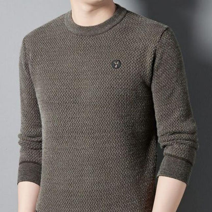 ✨ Top de cuello redondo acogedor de hombres - Regalo ideal🎁