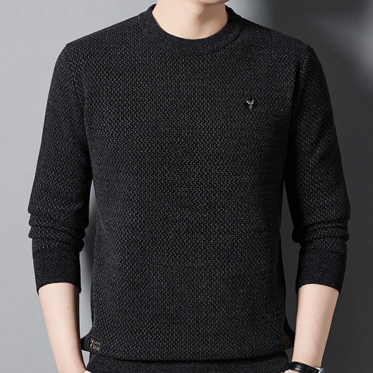 ✨ Top de cuello redondo acogedor de hombres - Regalo ideal🎁
