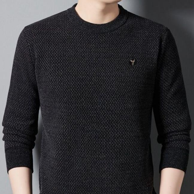 ✨ Top de cuello redondo acogedor de hombres - Regalo ideal🎁