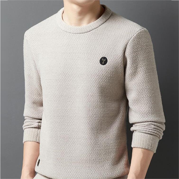 ✨ Top de cuello redondo acogedor de hombres - Regalo ideal🎁