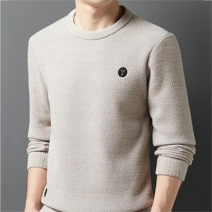 ✨ Top de cuello redondo acogedor de hombres - Regalo ideal🎁