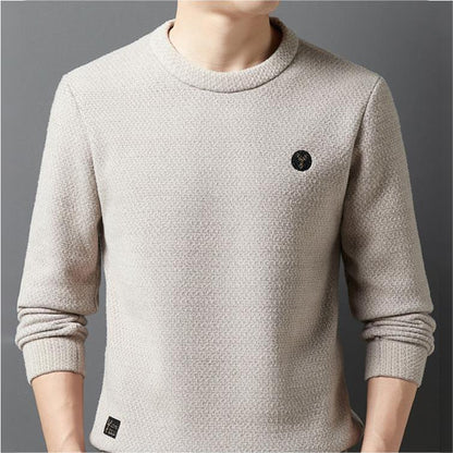 ✨ Top de cuello redondo acogedor de hombres - Regalo ideal🎁