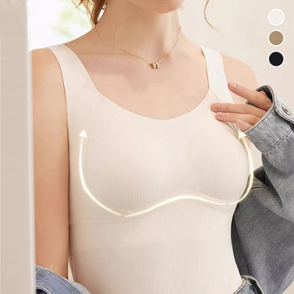 💖Black Friday Big Sale 60% OFF🌹[Regalo de mujer] Camisetas térmicas de tirantes para mujer con sujetador incorporado.