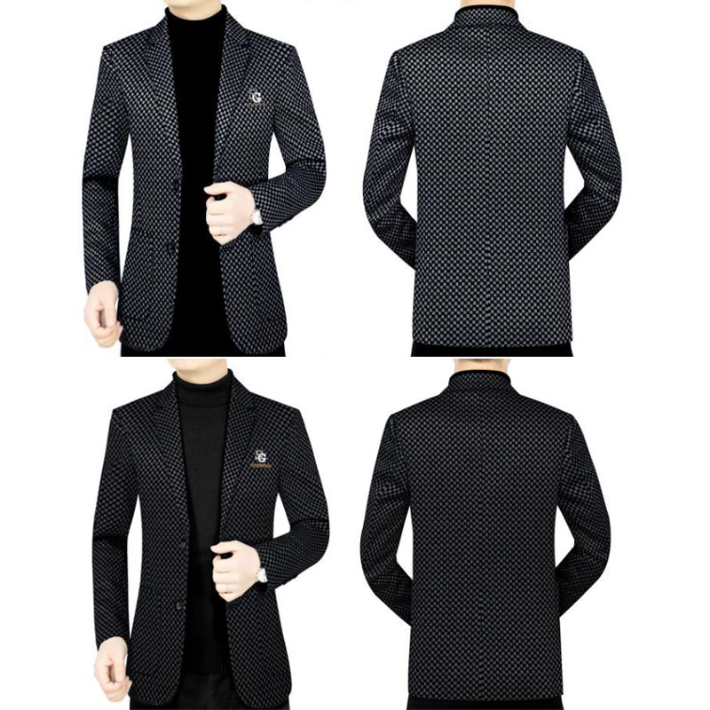 Chaqueta de traje casual de corte slim para hombre
