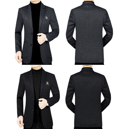 Chaqueta de traje casual de corte slim para hombre