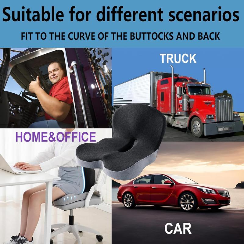 🔥SOLO HOY 50% DE DESCUENTO!!🚗Cojín de Asiento Antideslizante de Espuma Viscoelástica