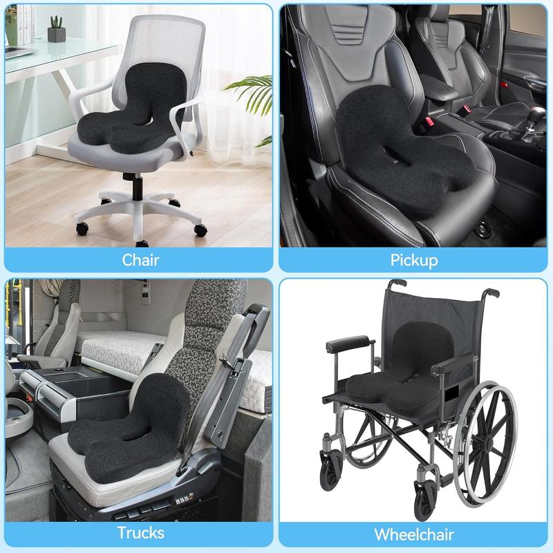 🔥SOLO HOY 50% DE DESCUENTO!!🚗Cojín de Asiento Antideslizante de Espuma Viscoelástica